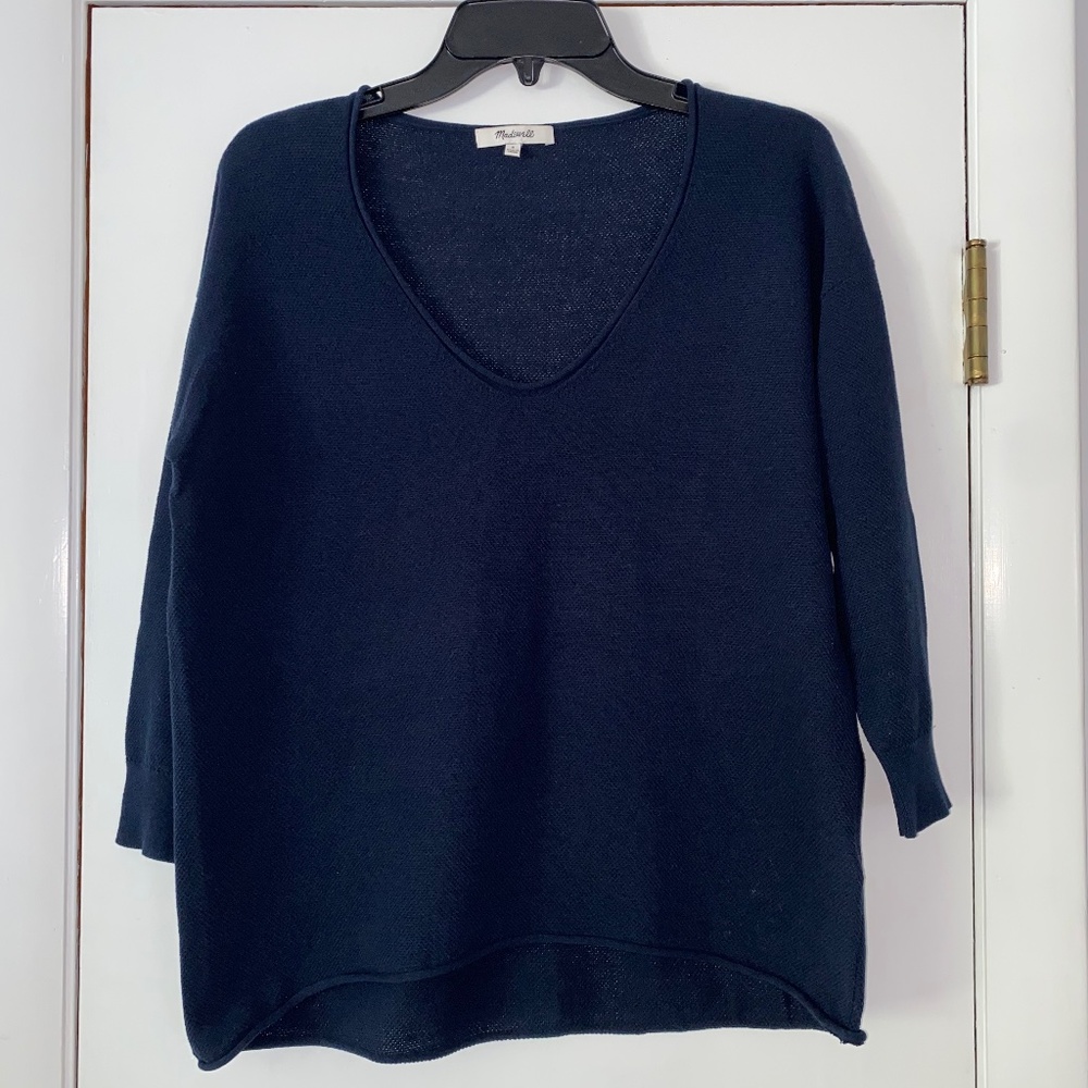 Navy Blue Lightweight Madewell Sweater